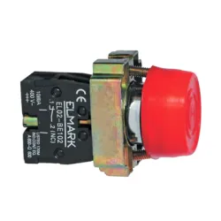 Бутон Elmark с пружинно връщане противовлажен 6 A, 400 V, 1 NC, червен, EL-2 BP 42 Бутон Elmark с пружинно връщане противовлажен 6 A, 400 V, 1 NC, червен, EL-2 BP 42