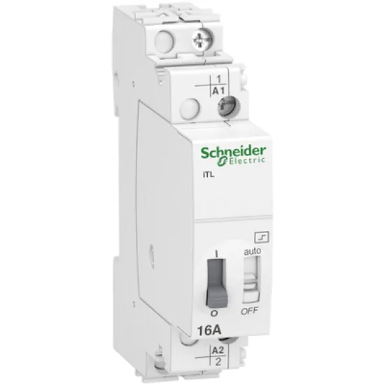 Реле Schneider Electric импулсно еднополюсно 16 A, 1P, AC/DC, 230 V, Acti 9 iTL