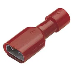 Обувка кабелна с изолация женска, плоска 0.5-1.5 мм2, 6.3 мм, TRA63V Обувка кабелна с изолация женска, плоска 0.5-1.5 мм2, 6.3 мм, TRA63V