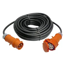 Удължител as - Schwabe кабелен гумиран 1 гнездо, 10 м, черен, 5х4 мм2 Удължител as - Schwabe кабелен гумиран 1 гнездо, 10 м, черен, 5х4 мм2