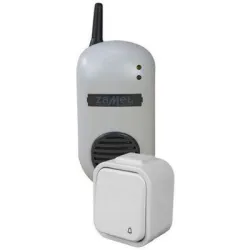 Звънец Zamel безжичен с 1 мелодия 230 V, обхват 150 м, 85 dB(A), бял, Bulik DRS-982H Звънец Zamel безжичен с 1 мелодия 230 V, обхват 150 м, 85 dB(A), бял, Bulik DRS-982H
