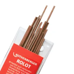 Припой Rothenberger за медни тръби твърд 2 мм, 1 кг, Rolot S2 Припой Rothenberger за медни тръби твърд 2 мм, 1 кг, Rolot S2