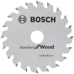 Диск Bosch метален HM за рязане на дърво 85x15x1.1 мм, 20 z, Standard for Wood Диск Bosch метален HM за рязане на дърво 85x15x1.1 мм, 20 z, Standard for Wood