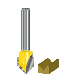 Фрезер Makita за дърво канален V-профил ф 12.7х12.7/44.7 мм, ф 8 мм, 90 ° Фрезер Makita за дърво канален V-профил ф 12.7х12.7/44.7 мм, ф 8 мм, 90 °