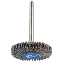 Четка Dremel за прав шлайф шпинделна дискова, с ламели от шкурка, ф 27х4.8х3.2 мм, P80, 504 Четка Dremel за прав шлайф шпинделна дискова, с ламели от шкурка, ф 27х4.8х3.2 мм, P80, 504