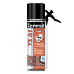 Пяна Henkel полиуретанова спрей 500 мл, Ceresit TS 61 Пяна Henkel полиуретанова спрей 500 мл, Ceresit TS 61