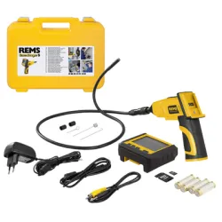 Камера REMS за тръби и канали мобилна 3.7 V, 1.2 Ah, ф 9 мм, 1 м, CamScope S Set 9-1 Камера REMS за тръби и канали мобилна 3.7 V, 1.2 Ah, ф 9 мм, 1 м, CamScope S Set 9-1