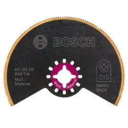 Нож Bosch за многофункционален осцилатор полукръгъл ф 85 мм, BiM, ACI 85 EB Нож Bosch за многофункционален осцилатор полукръгъл ф 85 мм, BiM, ACI 85 EB