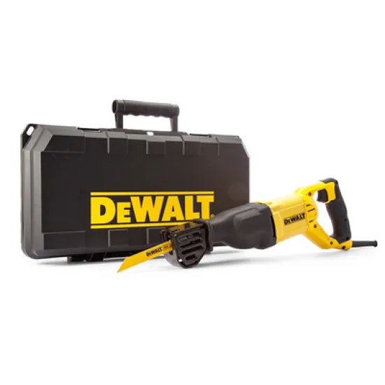 Трион DeWALT саблен електрически с плавно регулиране 1100 W, 0-2800 хода/мин, 29 мм, DWE305PK