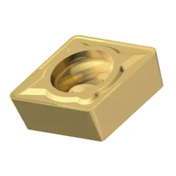 Пластина Fervi за стругарски нож твърдосплавна за престъргване упорен, R 0.4 мм, 9.53x3.97 мм, 80 °, CCMT