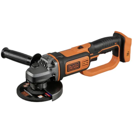 Ъглошлайф Black & Decker акумулаторен без батерия и зарядно 18 V, 125 мм, 8600 об./мин, BCG720N