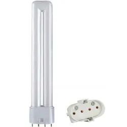 Лампа / крушка Osram луминесцентна енергоспестяваща  компактна PL C, 55 W, 230 V, 2G11, 4000 K, Dulux L Lumilux