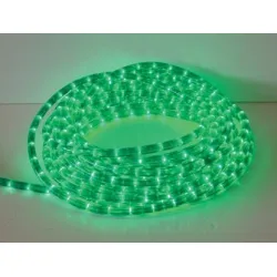 LED маркуч Horoz  прозрачен 230 V, 13 мм, 32.5 lm, зелен