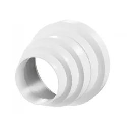 Преход Vents за въздуховод PVC ф 80/150 мм, бял Преход Vents за въздуховод PVC ф 80/150 мм, бял