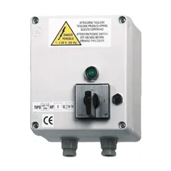 Табло City Pumps за управление на помпи сондажни и дълбочинни, монофазно 0.5 к.с., 370 W, 4.5 A, CB 050M