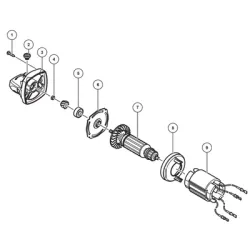 Дифузьор HiKOKI - Hitachi за ъглошлайф за G13SQ2, G10SQ2, G13SN2, G10SN2, G12STX, G13SR4, G12SR4, G10SR4, G13STA