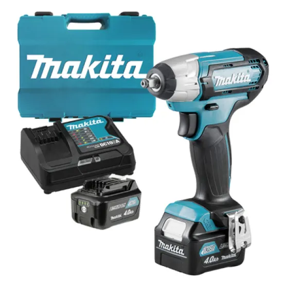 Гайковерт Makita акумулаторен ударен 10.8 V, 4 Ah, 140 Nm, 3/8, TW140DSME