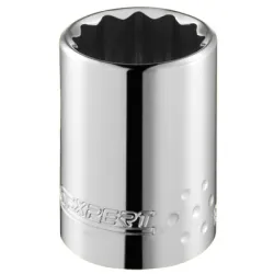 Вложка Expert милиметрова с вътрешен 12-стен 21 мм х 1/2, 38 мм Вложка Expert милиметрова с вътрешен 12-стен 21 мм х 1/2, 38 мм