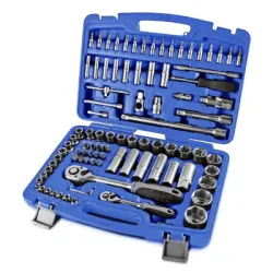 Гедоре Erba комплект вложки с тресчотка и накрайници  94 бр., 4-32 мм х 1/2 - 1/4 Гедоре Erba комплект вложки с тресчотка и накрайници  94 бр., 4-32 мм х 1/2 - 1/4