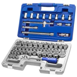 Гедоре Expert комплект вложки с тресчотка  55 бр., 8-34 мм х 3/8 - 1 1/4