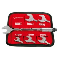 Ключ Rothenberger динамометричен комплект 10-75 Nm, 17-29х284 мм, 6 бр. Ключ Rothenberger динамометричен комплект 10-75 Nm, 17-29х284 мм, 6 бр.