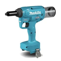 Попнитачка Makita акумулаторна професионална без батерия и зарядно 18 V, 10 kN, 2.4-4.8 мм, DRV150Z