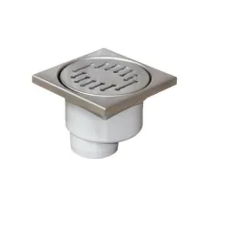 Сифон Sonico подов с долно оттичане пластмасов, с воден затвор 100х100 мм, ф 50 мм, квадратна решетка Сифон Sonico подов с долно оттичане пластмасов, с воден затвор 100х100 мм, ф 50 мм, квадратна решетка