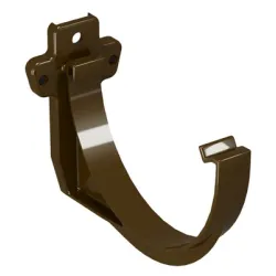 Скоба Devorex за улуци 120 мм, кафява, PVC, Classic 120