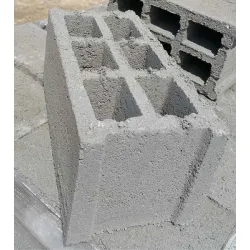 Тухла BG бетонна за ограда 200x200x400 мм, сива