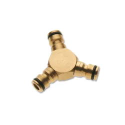 Съединител Amig за маркуч месингов трипътен 1/2 - 5/8 - 3/4, 2091