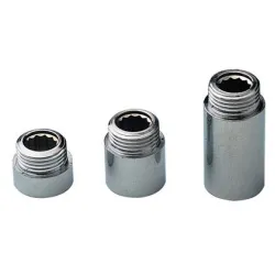 Муфа-нипел Remer хромирана за водопровод 1/2 х 1/2, 100 мм, 502 Муфа-нипел Remer хромирана за водопровод 1/2 х 1/2, 100 мм, 502