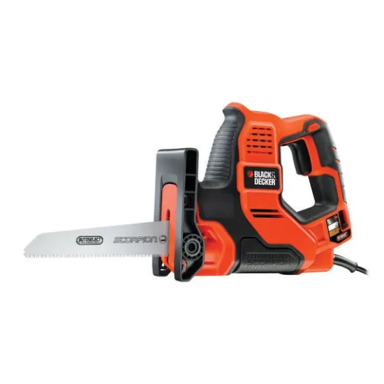 Трион Black & Decker саблен електрически с плавно регулиране 500 W, 0-2700 хода/мин, 23 мм, RS890K