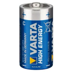 Батерия Varta кръгла алкална 1.5 V, LR14/C, High Energy Батерия Varta кръгла алкална 1.5 V, LR14/C, High Energy