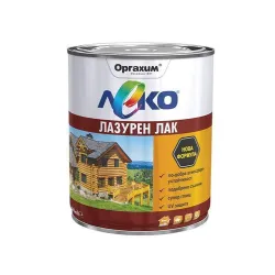 Лак Orgahim алкиден лазурен 0.65 л, ебонит, Leko Lazuren Лак Orgahim алкиден лазурен 0.65 л, ебонит, Leko Lazuren