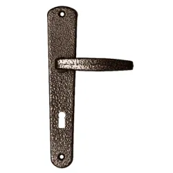 Дръжка Sonico за обикновена брава с цял шилд 232 мм, 70 мм, шагрен, Classico Дръжка Sonico за обикновена брава с цял шилд 232 мм, 70 мм, шагрен, Classico