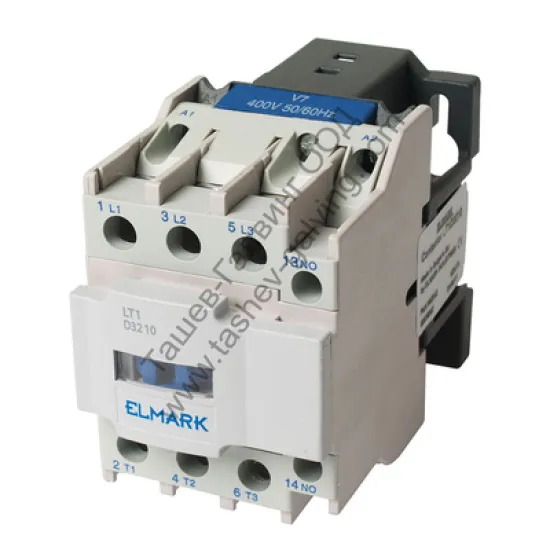 Контактор Elmark променливотоков  3P (3 NO), 1 NO, 400 V, 9 A, LT1-D 0910