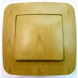 Ключ Makel електрически интериорен девиаторен скрит монтаж, сх. 6, 10 A, светло дърво, Lillium Natural Ключ Makel електрически интериорен девиаторен скрит монтаж, сх. 6, 10 A, светло дърво, Lillium Natural