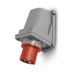 Щепсел Scame промишлен стационарен трифазен 32 A, 346-415 V, 3P+N+E, червен, Optima