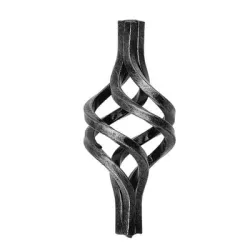 Елемент alWayService декоративен от ковано желязо шишарка 10x10 мм, 45x110 мм Елемент alWayService декоративен от ковано желязо шишарка 10x10 мм, 45x110 мм