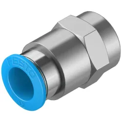 Съединител Festo пневматичен шлаух - резба 3/8, шлаух 12 мм, QSF-3/8-12-B Съединител Festo пневматичен шлаух - резба 3/8, шлаух 12 мм, QSF-3/8-12-B