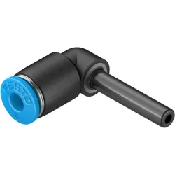 Съединител Festo пневматичен шлаух - шлаух Г-образен букса 4 мм, 4 мм, QSL-4H Съединител Festo пневматичен шлаух - шлаух Г-образен букса 4 мм, 4 мм, QSL-4H