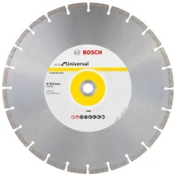 Диск Bosch диамантен за сухо рязане универсален 350x20x3.2 мм, 8 мм, Eco for Universal Диск Bosch диамантен за сухо рязане универсален 350x20x3.2 мм, 8 мм, Eco for Universal