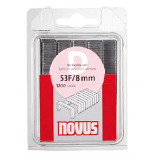 Скоби Novus за такери  11.3х1.25х12 мм, 600 бр., Type D 53F