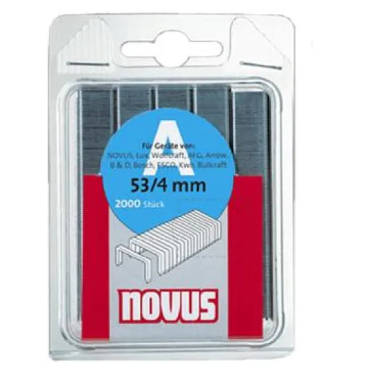 Скоби Novus за такери  11.3х0.75х8 мм, 1000 бр., Type E A53