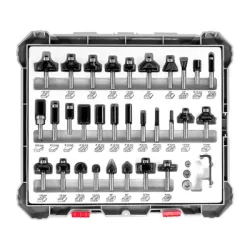 Фрезер Bosch за дърво профилен комплект ф 8 мм, 30 бр. Фрезер Bosch за дърво профилен комплект ф 8 мм, 30 бр.