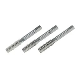 Метчик Volkel метрична резба комплект I, II и III М10х1.5 мм, HSS-E, 3 бр.