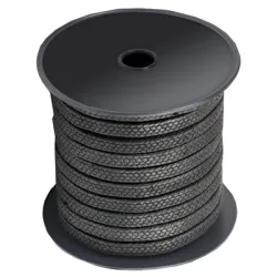 Набивка Avko® от стъклена прежда с ПТФЕ и графит 10х10 мм, 180 г/м, AVKOPACK® 1513