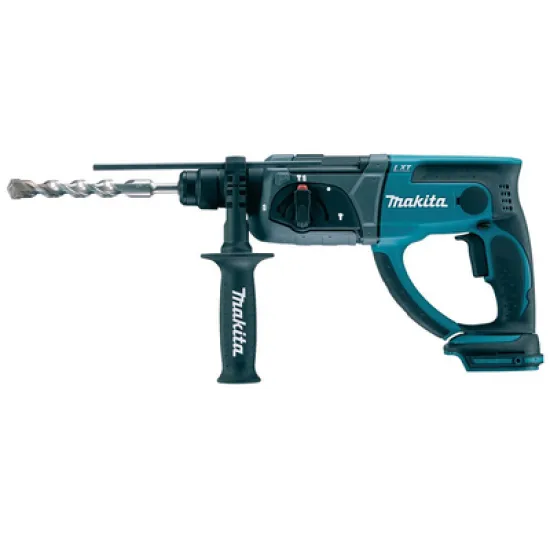 Перфоратор Makita акумулаторен без батерия и зарядно SDS-plus, 18 V, 2 J, DHR202Z