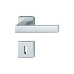 Дръжка Hoppe за обикновена брава с розетка сребро, 37-47 мм, Toulon Дръжка Hoppe за обикновена брава с розетка сребро, 37-47 мм, Toulon