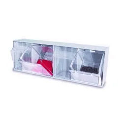 Шкаф Tayg пластмасов модулен с 4 чекмеджета 600х168х206 мм, бял